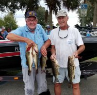 Bob Barnette and Tom Southwick with 14.82 lbs and 1st place at Lake Poinsette